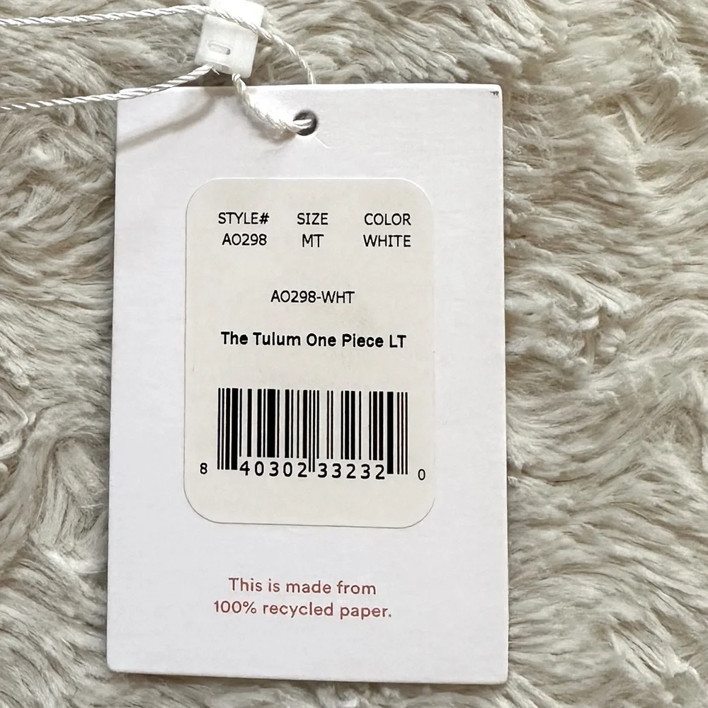 Andie Classic White One Piece Swimsuit - Picture 10 of 11